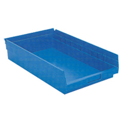 11 1/8″ × 17 7/8″ × 4″ - Blue Economy Shelf Bin - Benchmark Tooling