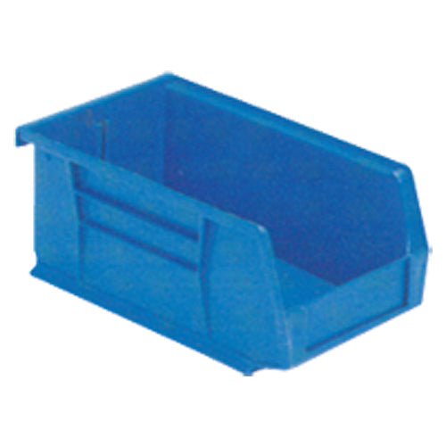 4 1/8″ × 7 3/8″ × 3″ - Blue Hanging or Stackable Bin - Benchmark Tooling