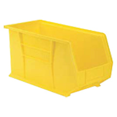 8 1/4″ × 18″ × 9″ - Yellow Hanging or Stackable Bin - Benchmark Tooling