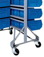 Mobility Kit for Bin Racks and Carts - Benchmark Tooling