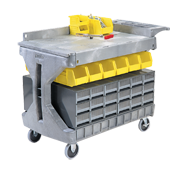 Large Pro Tool Storage Cart - #30936G Gray - Benchmark Tooling