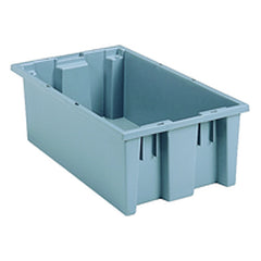 18″ × 11″ × 6″ - Gray - Nest Stack Tote Box - Benchmark Tooling