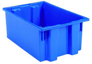 19-1/2 x 15-1/2 x 10'' - Blue Nest-Stack-Tote Box - Benchmark Tooling