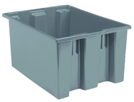 23-1/2 x 19-1/2 x 13'' - Gray Nest-Stack-Tote Box - Benchmark Tooling