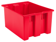 23-1/2 x 19-1/2 x 13'' - Red Nest-Stack-Tote Box - Benchmark Tooling