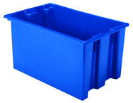 23-1/2 x 15-1/2 x 12'' - Blue Nest-Stack-Tote Box - Benchmark Tooling