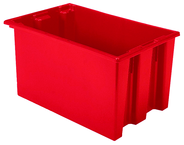 23-1/2 x 15-1/2 x 12'' - Red Nest-Stack-Tote Box - Benchmark Tooling