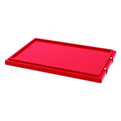 Red Lid for use with Akro Nest-Stack Tote 35–240 - Benchmark Tooling