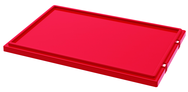 Red Lid for use with Akro Nest-Stack Tote 35-300 - Benchmark Tooling