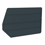 18" x 11" - Black 6-Pack Bin Dividers for use with Akro Stackable Bins - Benchmark Tooling