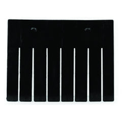 6-Pack - Black - Short Bin Dividers for use with Akro-Grid Container 33-168 - Benchmark Tooling