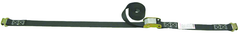 Load Binder - 1" x 10' - Flat Hook Ratchet Buckle Style - Benchmark Tooling