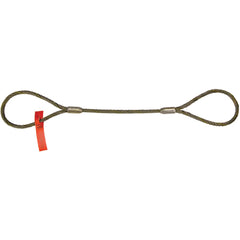 Wire Rope Sling - Model WW-2504; 1/4″ × 4 feet Long - Benchmark Tooling