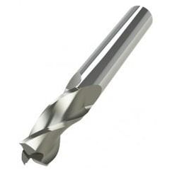 3/16" Dia. - 3/8" LOC - 1-1/2" OAL - 3 FL Carbide S/E HP End Mill-AlTiN - Benchmark Tooling