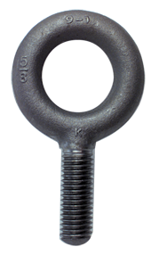 No Shoulder Plain Eye Bolt - 1-1/8-7 Thread, 2'' Eye Dia. - Benchmark Tooling