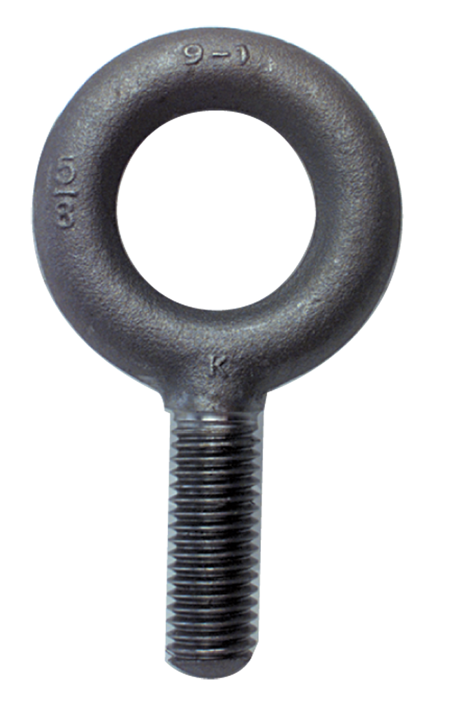 No Shoulder Plain Eye Bolt - 1-3/4-5 Thread, 2-7/8'' Eye Dia. - Benchmark Tooling