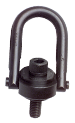 Hoist Ring - 1/2-13; 1.28'' Thread Length; 2500 lb Rating Load; 4.78'' OAL - Benchmark Tooling