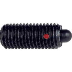 End Force Spring Plunger - 2 lbs Initial End Force, 9 lbs Final End Force (1/4″–20 Thread) - Benchmark Tooling