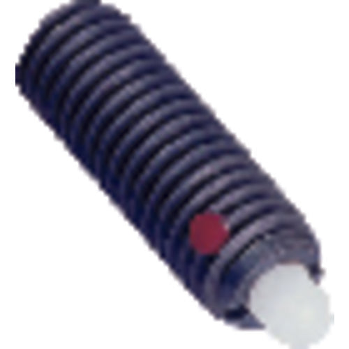 End Force Spring Plunger - 0.70 lbs Initial End Force, 2.3 lbs Final End Force (8–32 Thread) - Benchmark Tooling