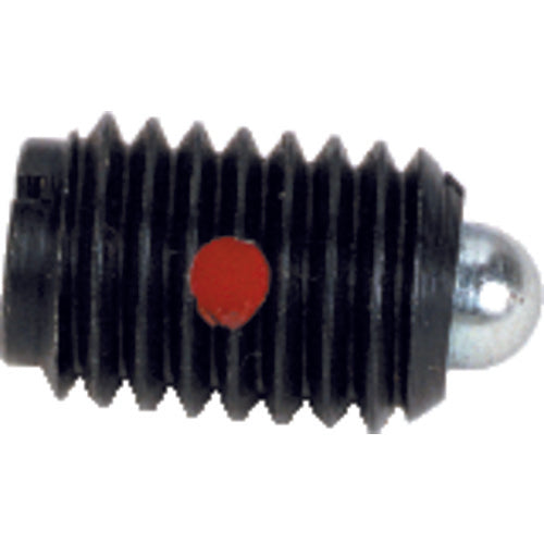 End Force Spring Plunger-Short - 0.50 lbs Initial End Force, 1.5 lbs Final End Force (6–32 Thread) - Benchmark Tooling