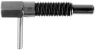 Lever Type Locking Plunger - .50 lbs Initial End Force, 2.5 lbs Final End Force (1/4-20 Thread) - Benchmark Tooling