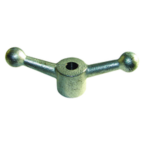 Cast Iron Ball Handles - Blank Hole, 4 3/4″ Width, 2 1/4″ Overall Height, 1 3/8″ Hub Height - Benchmark Tooling