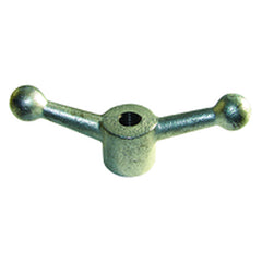 Cast Iron Ball Handles - 0.749″ Reamed Hole, 8″ Width, 2 15/16″ Overall Height, 1 3/4″ Hub Height - Benchmark Tooling