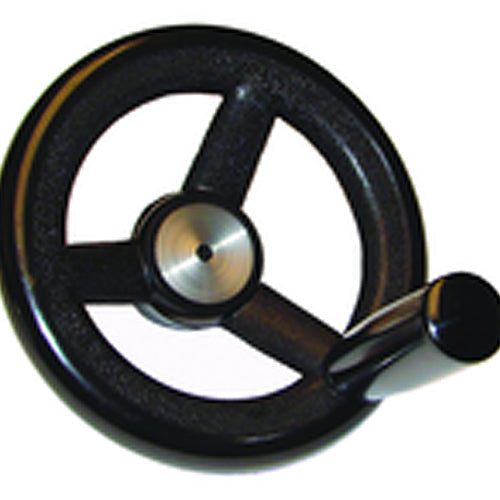 Nylon Hand Wheels - 3.94″ Wheel Diameter, 1.1″ Hub Diameter - Benchmark Tooling