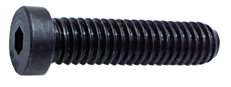 3/8-16 x 1/2 - Black Finish Heat Treated Alloy Steel - Cap Screws - Low Head Socket - Benchmark Tooling