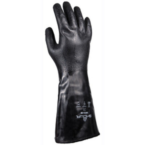 Cut resistant NEOPRENE fully coated navy color rough finish seamless cut resistant liner ANSI CUT LEVEL 4/XL - Benchmark Tooling