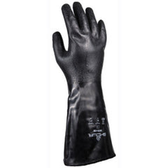 Cut resistant NEOPRENE fully coated navy color rough finish seamless cut resistant liner ANSI CUT LEVEL 4/XL - Benchmark Tooling