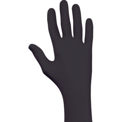 ‎Disposable powder-free low modulus 100%-nitrile 9-1/2″ 4-mil rolled cuff polybag/black/extra large - Benchmark Tooling