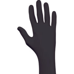 ‎Disposable powder-free low modulus 100%-nitrile 9-1/2″ 4-mil rolled cuff polybag/black/small - Benchmark Tooling