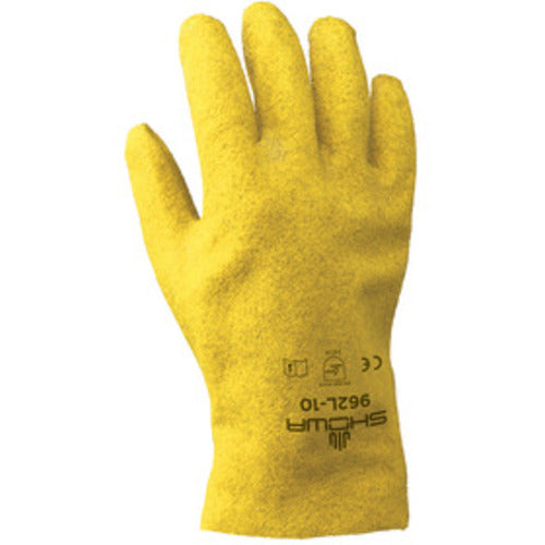 General purpose PVC fully coated yellow jersey liner slip-on/extra large - Benchmark Tooling