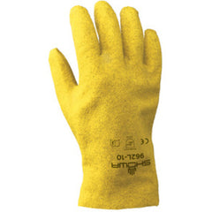 General purpose PVC fully coated yellow jersey liner slip-on/extra large - Benchmark Tooling