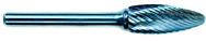 1/4 EdgeHog Flame Carbide Bur SH-1 Standard - Benchmark Tooling