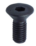 4-40 x 5/8 - Black Finish Heat Treated Alloy Steel - Cap Screws - Flat Head - Benchmark Tooling