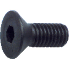 #4-40 × 3/8″ - Black Finish Heat Treated Alloy Steel - Cap Screws - Flat Head - Benchmark Tooling