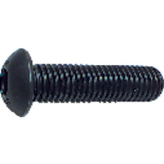 #6-32 × 5/8″ - Black Finish Heat Treated Alloy Steel - Cap Screws - Button Head - Benchmark Tooling