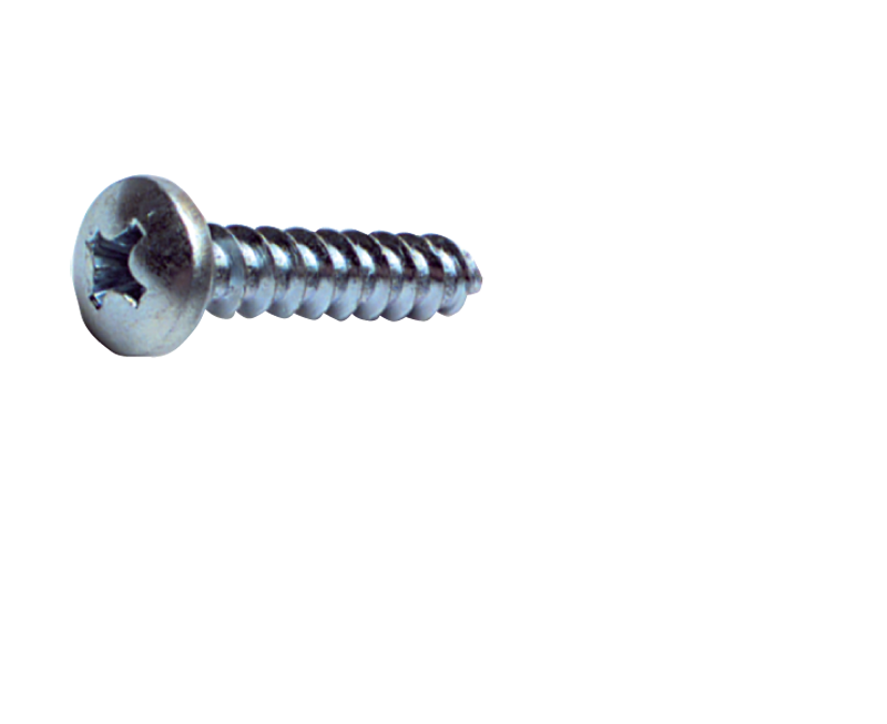 14 x 2-1/2 - Zinc Plated Heat Treated Alloy Steel - Sheet Metal Screws - Pan Phillips - Benchmark Tooling