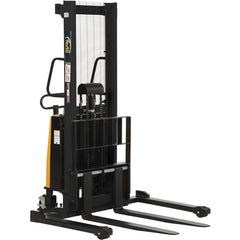 Adjustable Stacker W/Powered Lift 63″ - Exact Industrial Supply