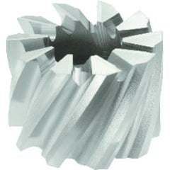 1-1/4 x 1 x 1/2 - HSS-T15 - Shell Mill - 8T - Uncoated - Benchmark Tooling