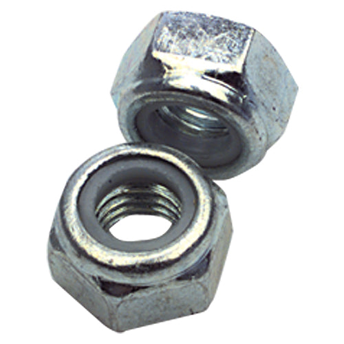 M4-0.70 - Zinc / Bright - Nylon Insert Stop Nut - Benchmark Tooling