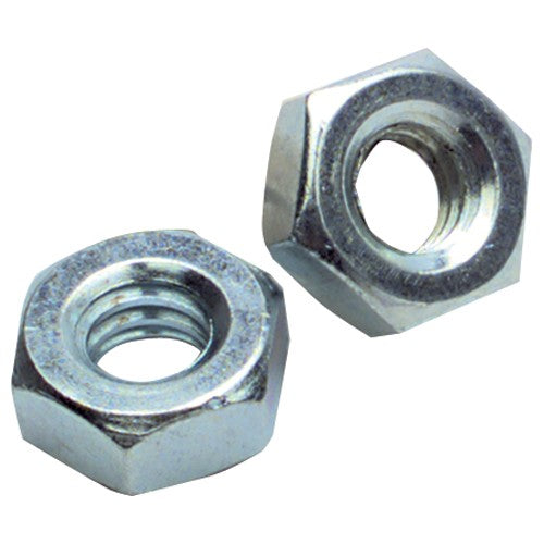 #4-48 - Zinc / Bright - Machine Screw Nut - Benchmark Tooling