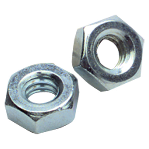 #8-36 - Zinc / Bright - Machine Screw Nut - Benchmark Tooling