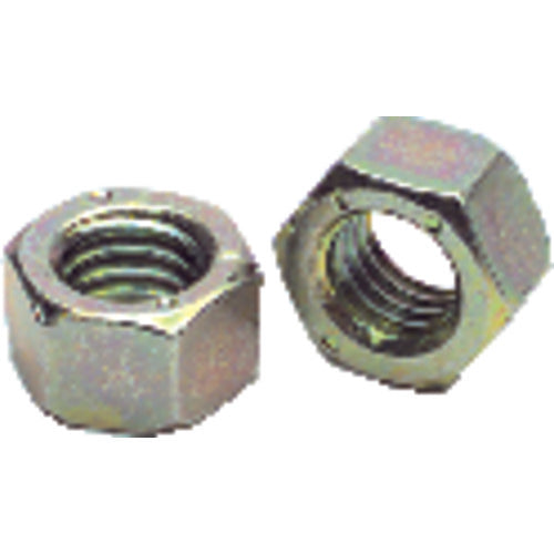 3/8″-24 - Zinc / Yellow / Bright - Finished Hex Nut - Benchmark Tooling