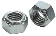 5/8-11 - Zinc / Bright - Nylon Insert Stop Nut - Benchmark Tooling