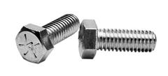 7/8-9 x 3 - Zinc / Yellow Plated Heat Treated Alloy Steel - Cap Screws - Hex - Benchmark Tooling