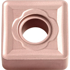SNMG 432 C CA310, 1/32″ Corner Radius, 3/16″ Thick, 1/2″ Inscribed Circle, TiCnulll2O3/Ti, Square, Turning Indexable Insert - Exact Industrial Supply
