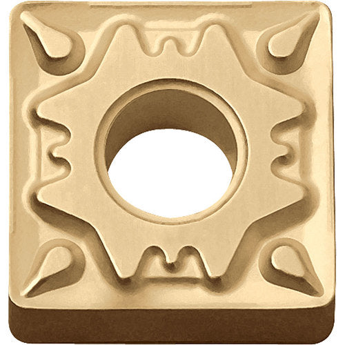 SNMG 432 HQ CA515, 1/32″ Corner Radius, 3/16″ Thick, 1/2″ Inscribed Circle, TiCnulll2O3/TiN, Square, Turning Indexable Insert - Exact Industrial Supply